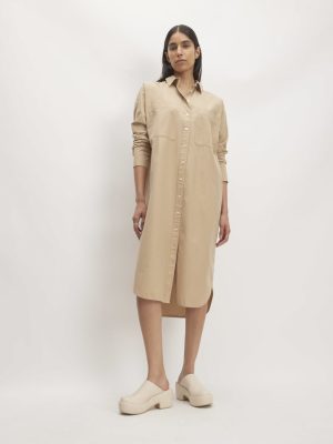 The Midi Cotton Shirt Dress | Cornstalk