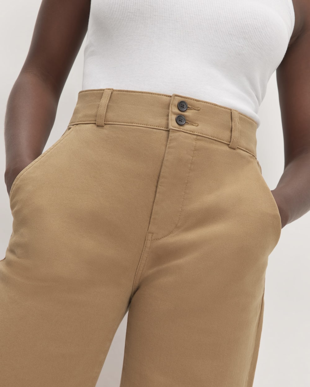 The Organic Wide-Leg Pant | Toasted Coconut - Image 4