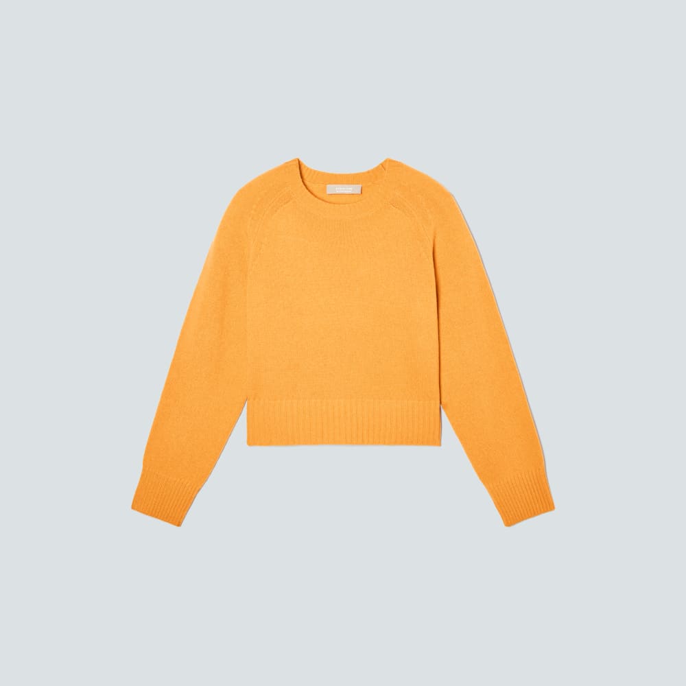 The Cashmere Boxy Crew | Kumquat - Image 2