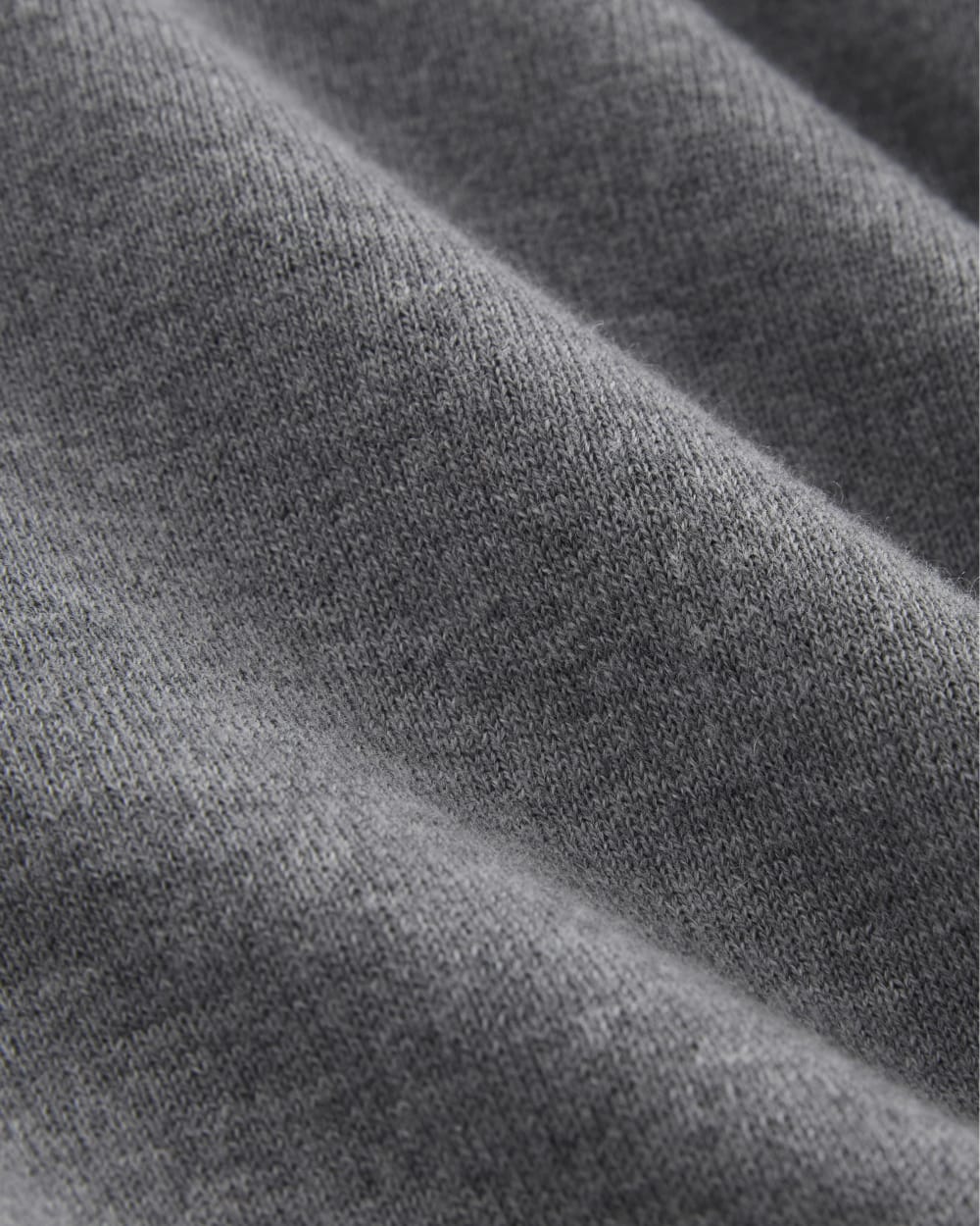 The Cropped Cardigan in Cotton Cashmere | Heather Charcoal - Image 6