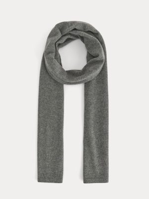 The Cashmere Scarf | Heather Charcoal