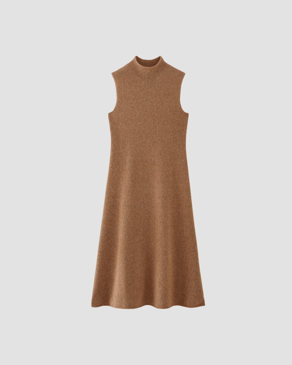 The Cozy-Stretch Sleeveless Midi Dress | Heathered Toasted Coconut - Image 2