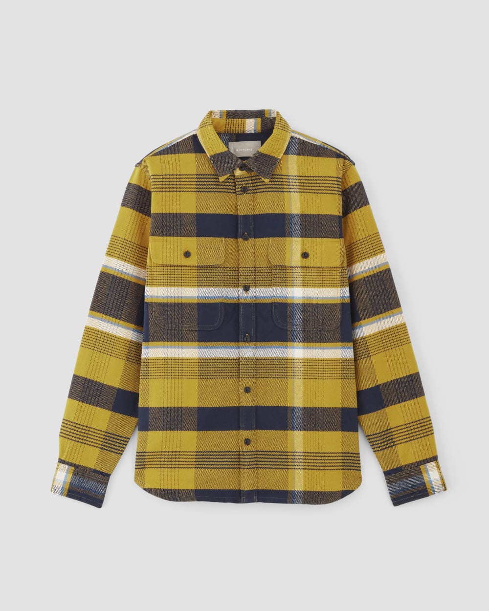 The Heavyweight Overshirt | Uniform | Honey / Heritage Blue / Navy / Bone - Image 2