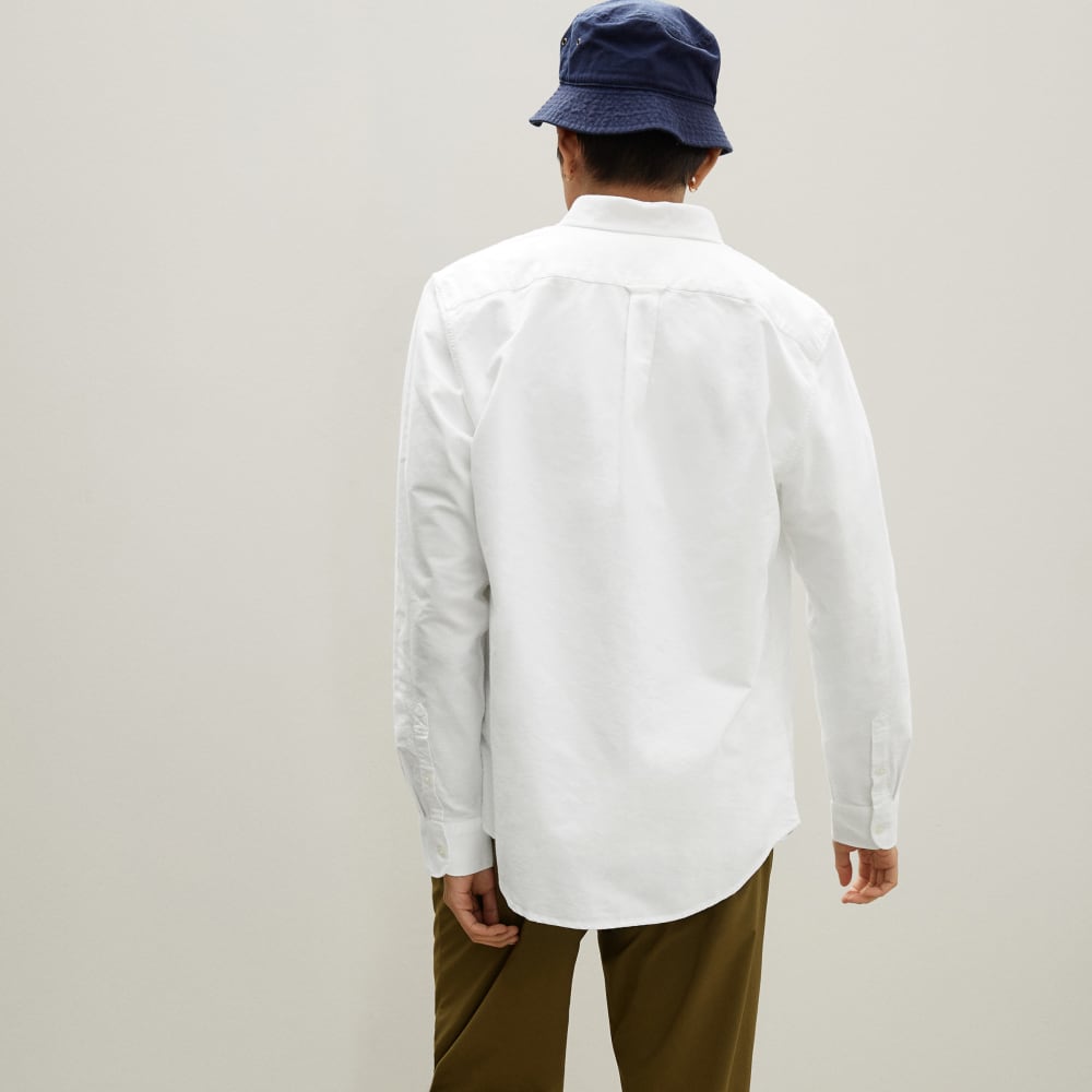 The Standard Fit Japanese Oxford Shirt | Uniform | White | Tall - Image 7