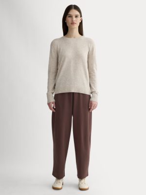 The Off-Duty Barrel Pant | Dark Mahogany