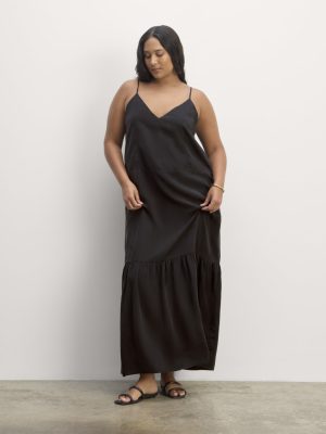 The Long Weekend Dress in Butterlite | Black
