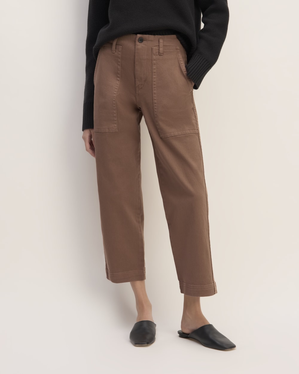 The Organic Utility Pant | Carob Brown - Image 3