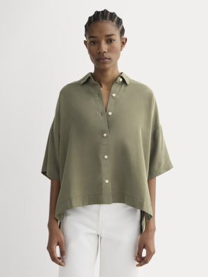 The Short-Sleeve Square Shirt in Butterlite | Kalamata