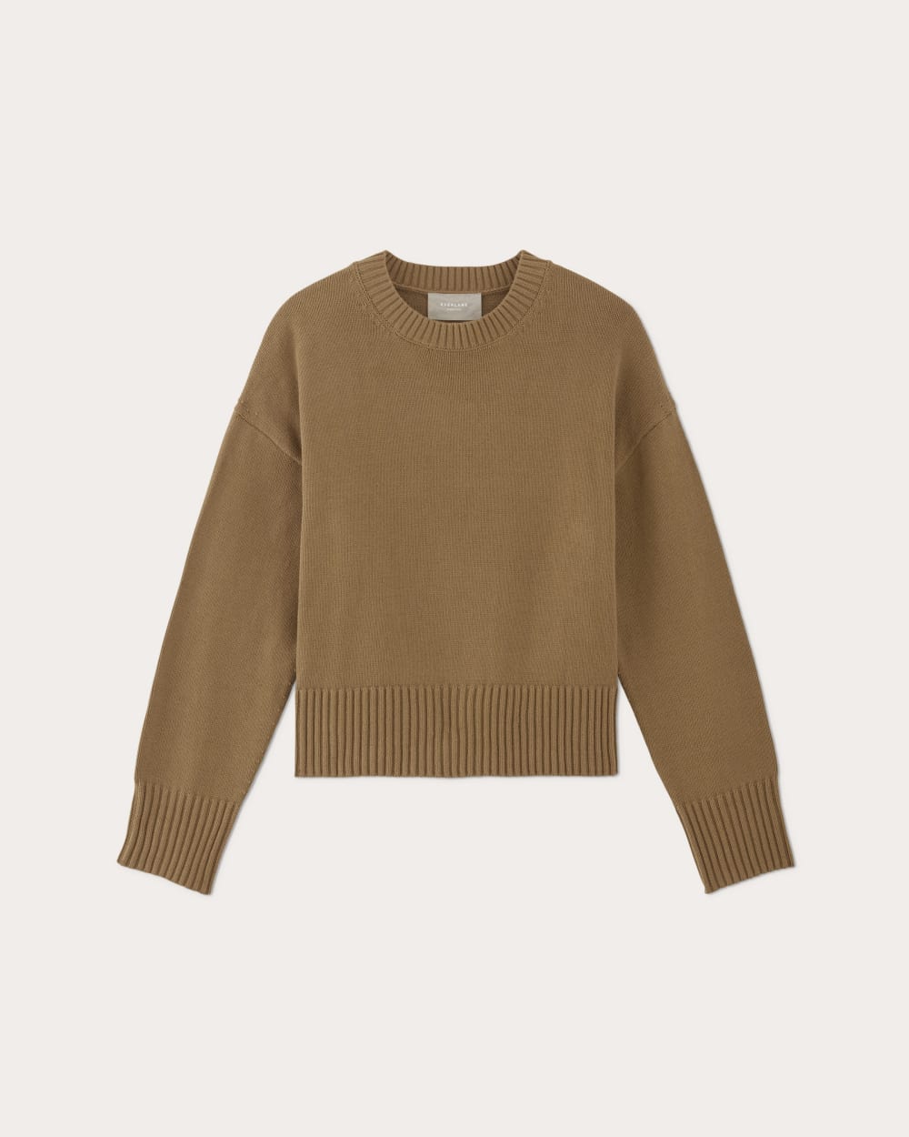 The Boxy Sweater in Everyday Cotton | Toasted Coconut - Image 2