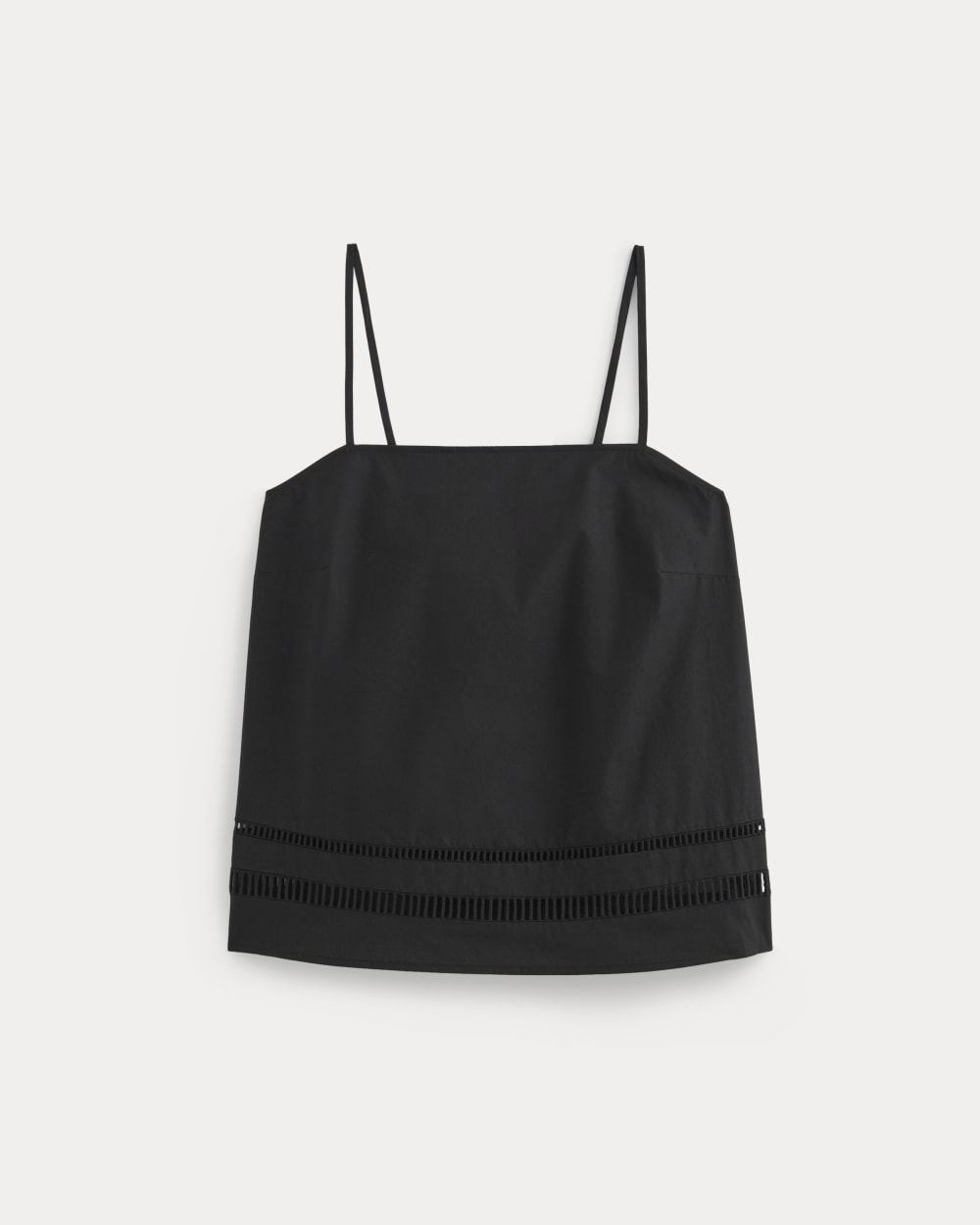 The Lace Trim Tank | Black - Image 2