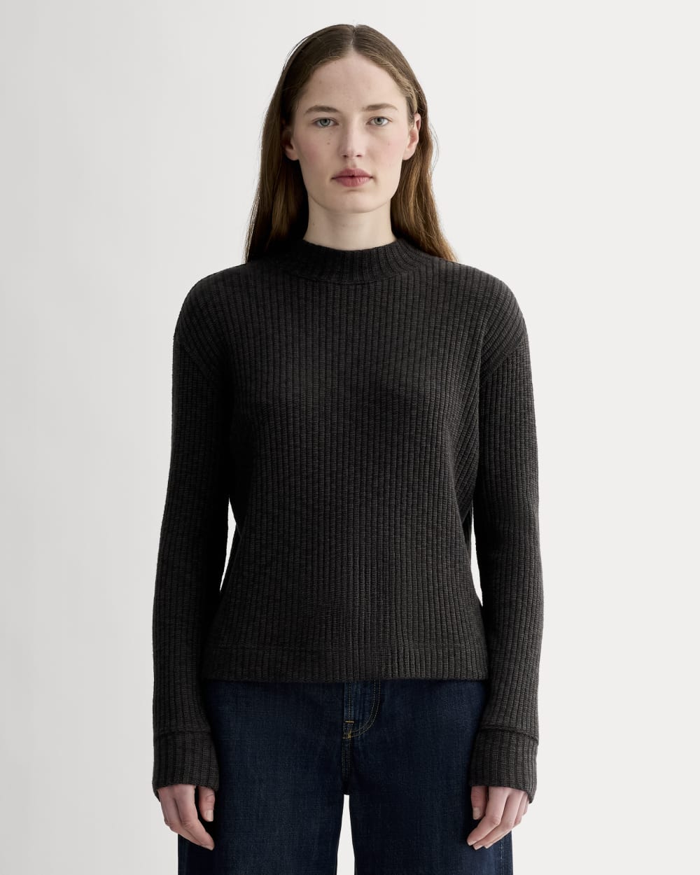 The Cozy Rib Funnel-Neck | Black