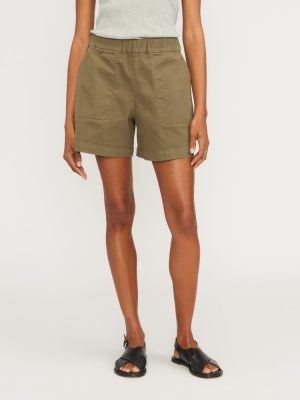 The Organic Pull-On Short | Beech