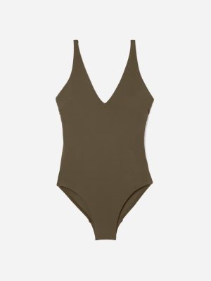 The V-Neck One-Piece | Beech