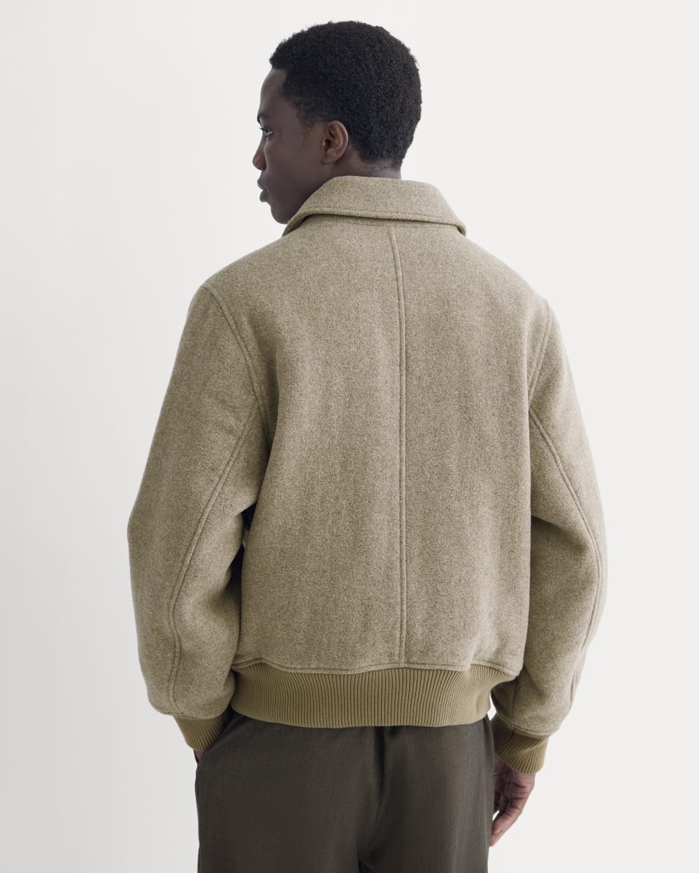 ReWool Flight Jacket | Heather Taupe - Image 5