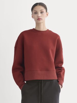 Luxe Fleece Sweatshirt | Merlot