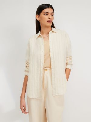 The Must-Have Shirt in Linen | Brazilian Sand / Canvas Tan