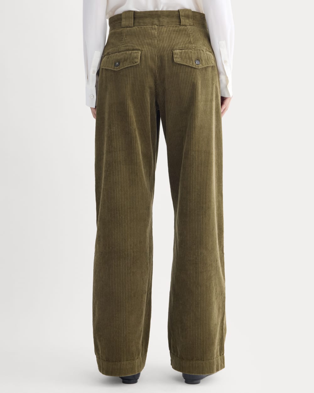 Corduroy Wide-Leg Trouser | Beech - Image 5