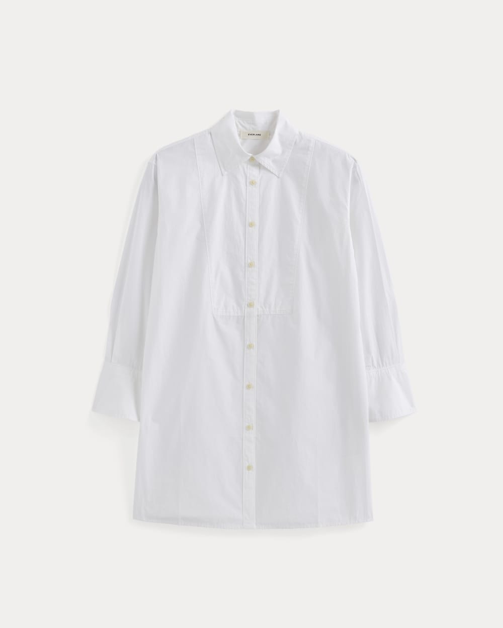The Mini Shirtdress in Ultrasoft Cotton | White - Image 2
