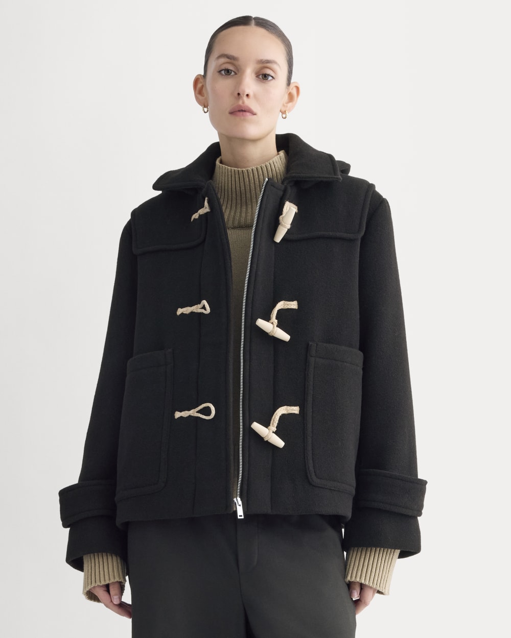 The ReWool Duffle Coat | Black