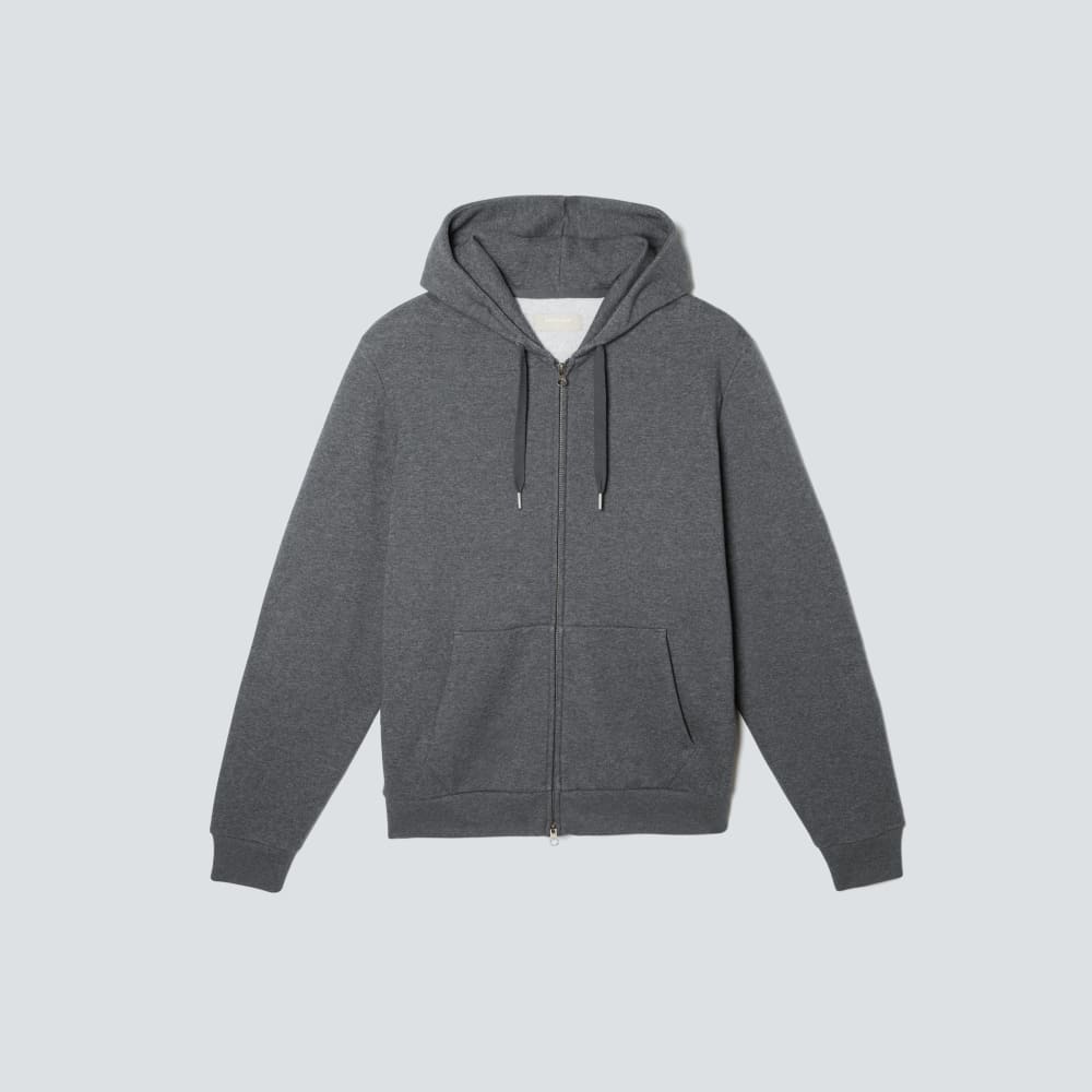 The Organic Track Full Zip | Dark Heather Grey - Image 2
