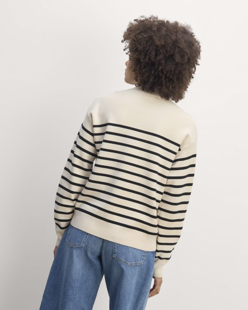 The Mariner Crew Sweater | Canvas / Black - Image 6