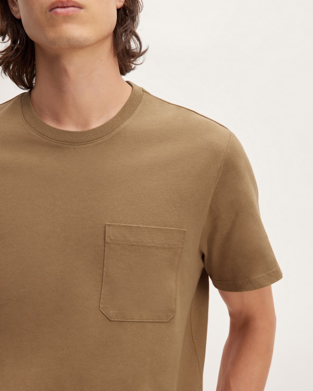 The Premium-Weight Pocket Tee | Uniform | Toasted Coconut - Image 3