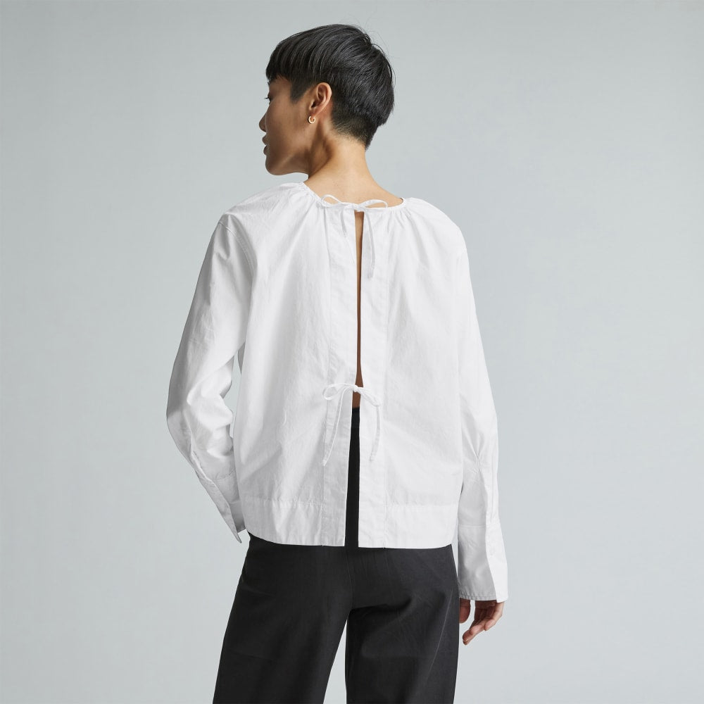 The Poplin Breeze Shirt | White - Image 3