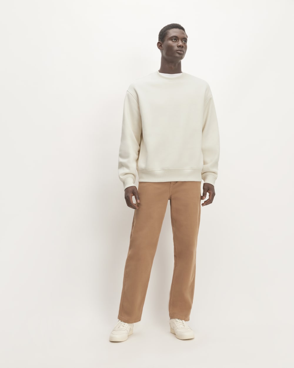 The ReTrack Crewneck Sweatshirt | Bone - Image 3