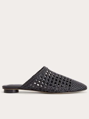 The Day Mule | Black Woven