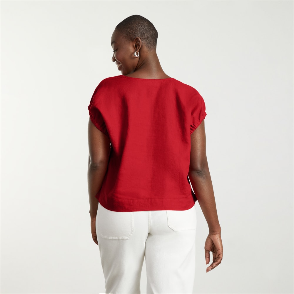 The Drawstring Tunic | Goji Berry - Image 3