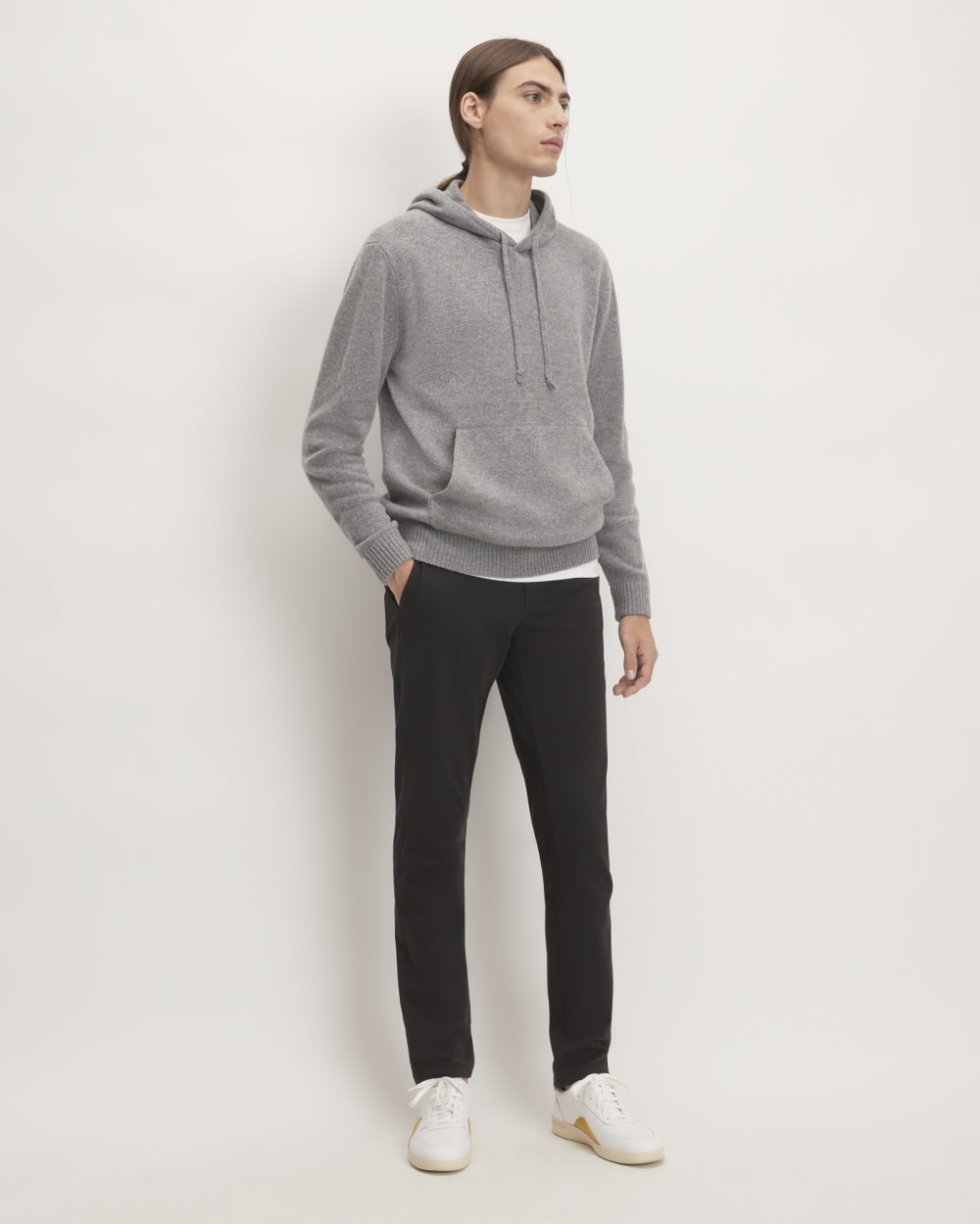 The Felted Merino Hoodie | Grey - Image 6