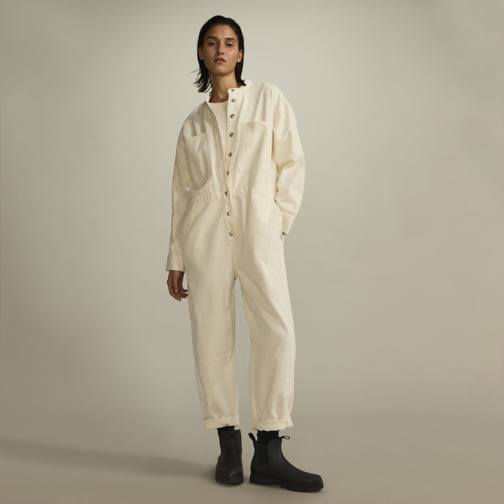The Canvas Organic Cotton Coverall | Bone
