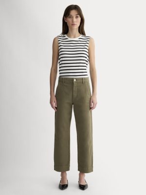 The Utility Straight-Leg Pant | Kalamata | 26.5 Inseam