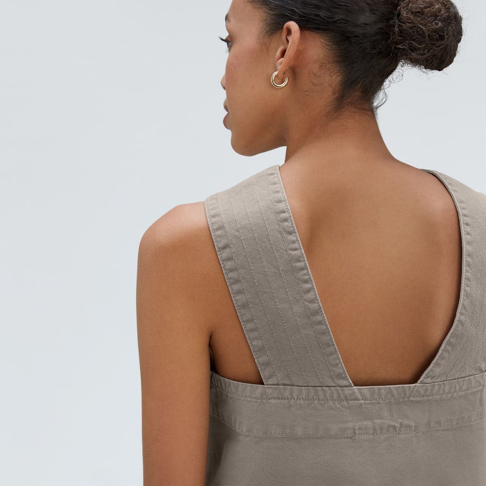 The Cross-Front Apron Top | Clay - Image 5