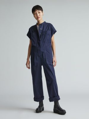 The Easy Workwear Jumpsuit | Navy
