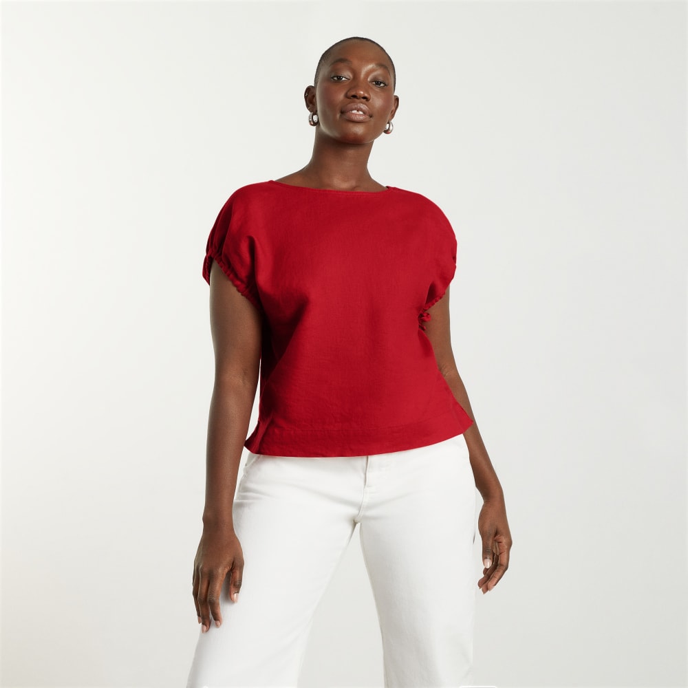 The Drawstring Tunic | Goji Berry - Image 2