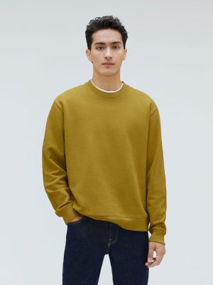 The Track Crewneck Sweatshirt | Golden Palm