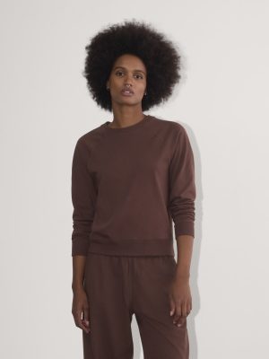 The Off-Duty Long-Sleeve Tee | Dark Mahogany
