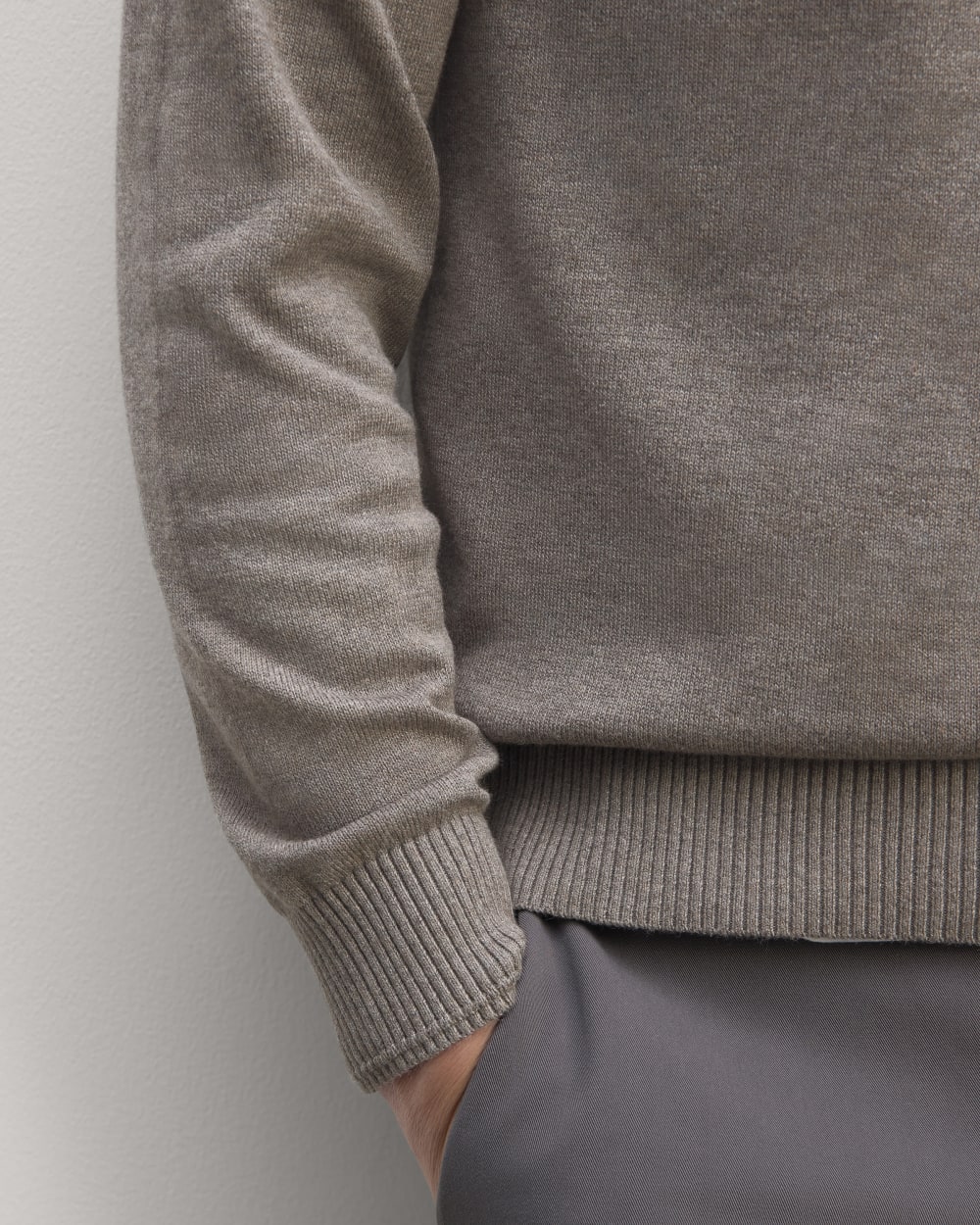 The No-Sweat Sweater | Uniform | Taupe Melange - Image 5