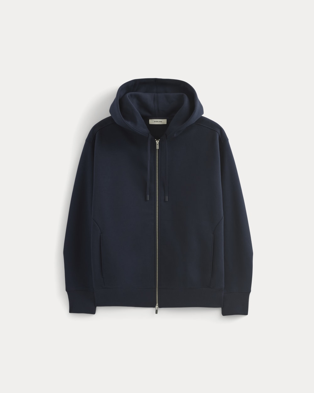 Luxe Fleece Full-Zip Hoodie | Deep Navy - Image 2