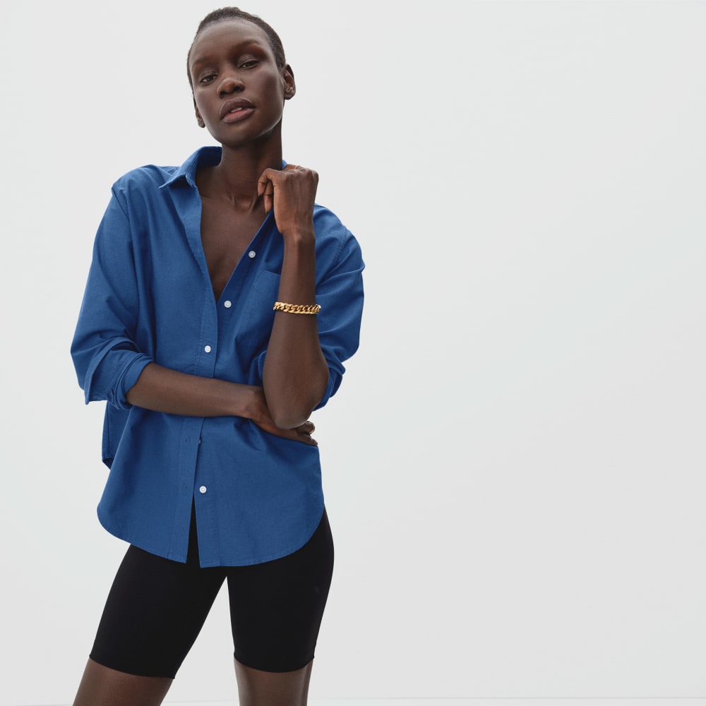 The Japanese Oxford Shirt | Deep Blue - Image 2