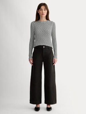 The Utility Wide-Leg Pant | Black