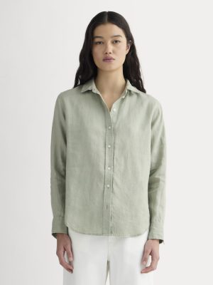 The Must-Have Shirt in Linen | Seagrass