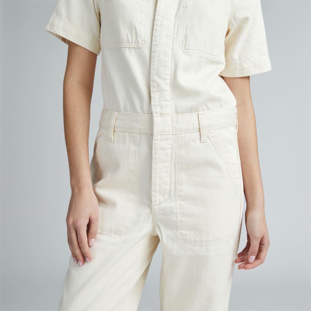 The Supersoft Jean Coverall | Seeded Ecru - Image 4