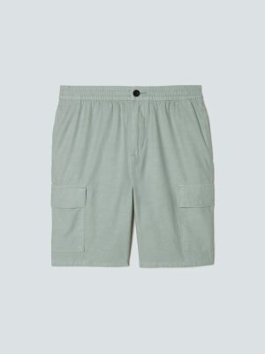 The Cotton Linen Short | White Sage
