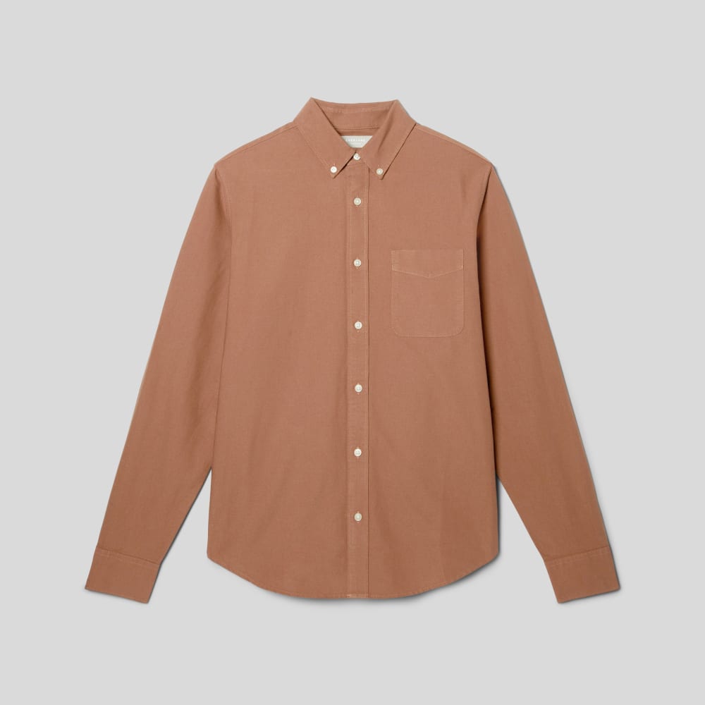 The Classic Oxford Shirt | Carob Brown | Tall - Image 2