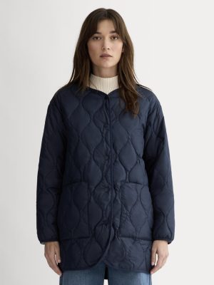 The Quilted Liner | Navy
