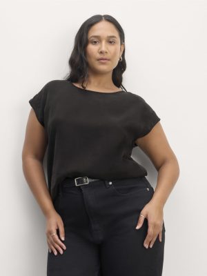 The Muscle Top in Butterlite | Black
