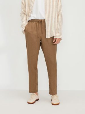 The Linen Easy Pant | Toasted Coconut