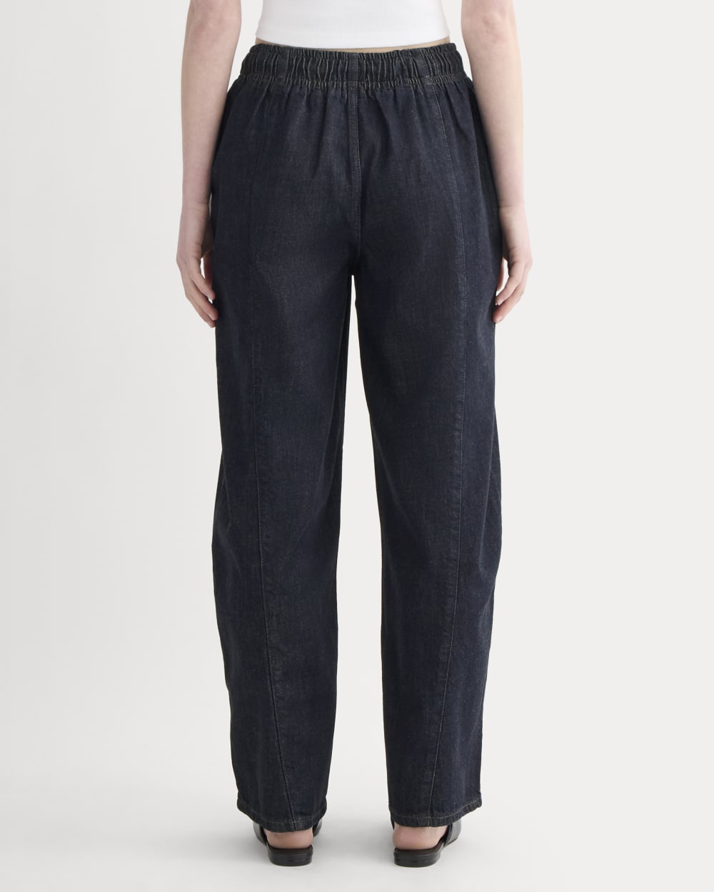The Drawstring Baggy Jean | Dark Indigo - Image 5